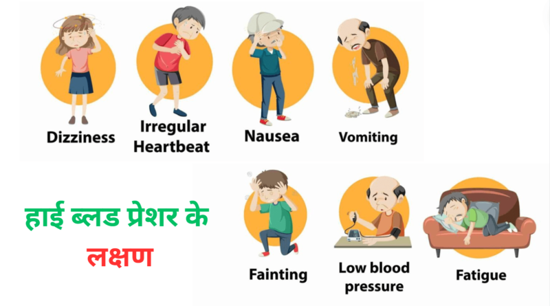 high blood pressure symptoms in hindi